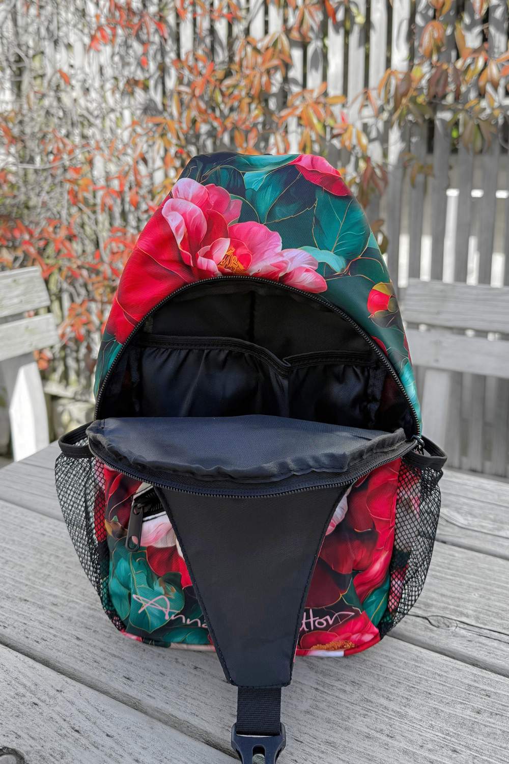 Anna Stretton Crossbody Sling Bag - Camellia Winter