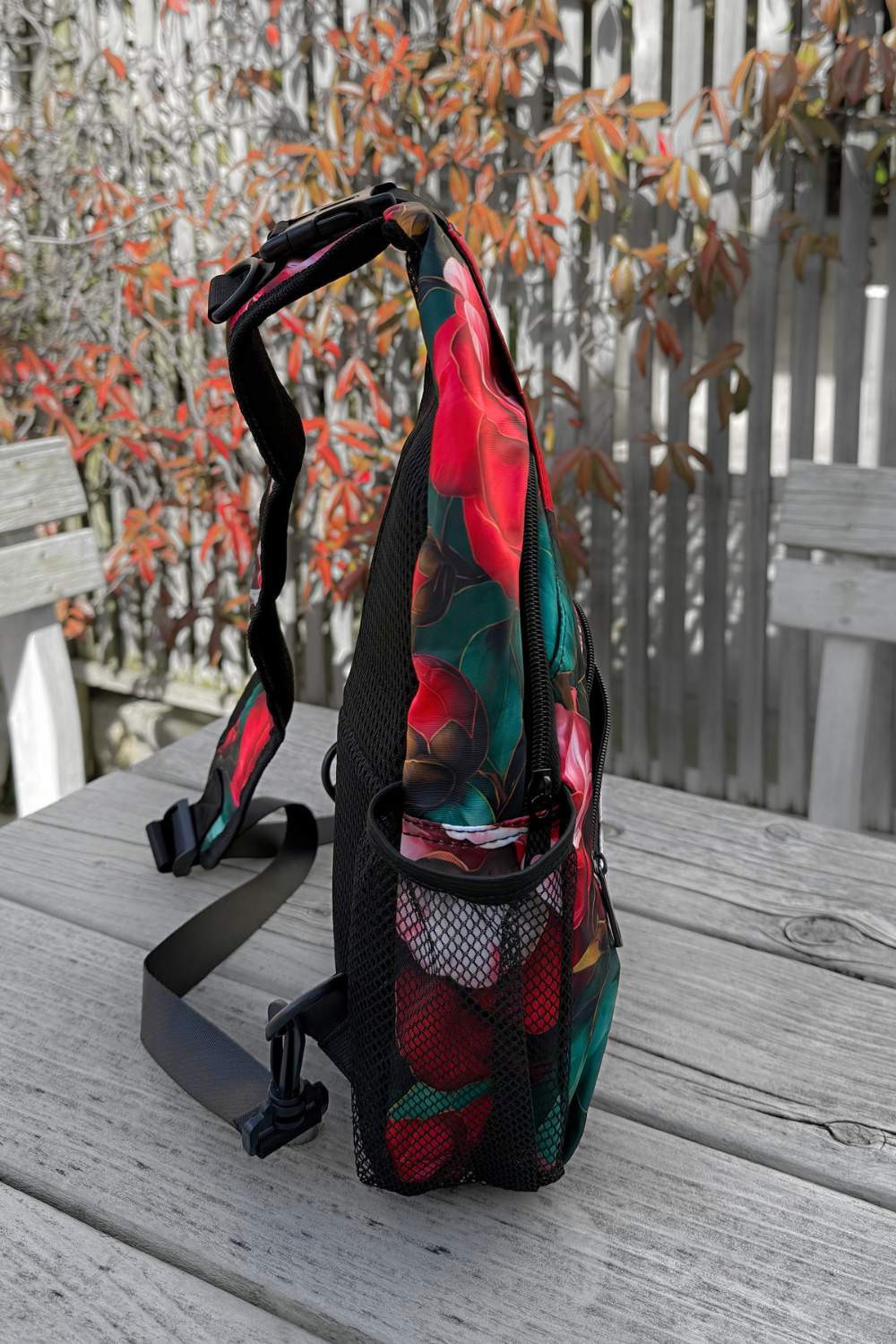 Anna Stretton Crossbody Sling Bag - Camellia Winter