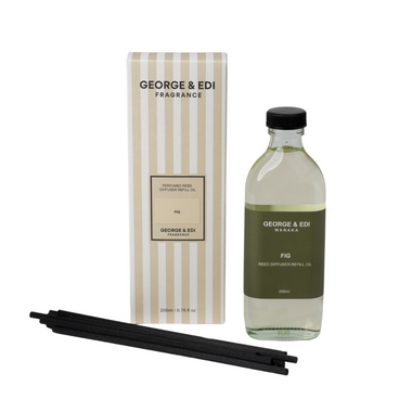 GEORGE & EDI REED DIFFUSER 200ML REFILL- FIG