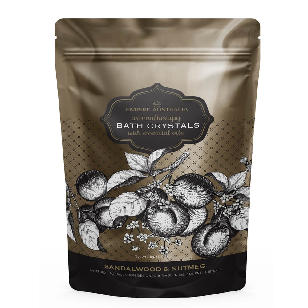 Sandlewood & Nutmeg Bath Crystals 1Kg