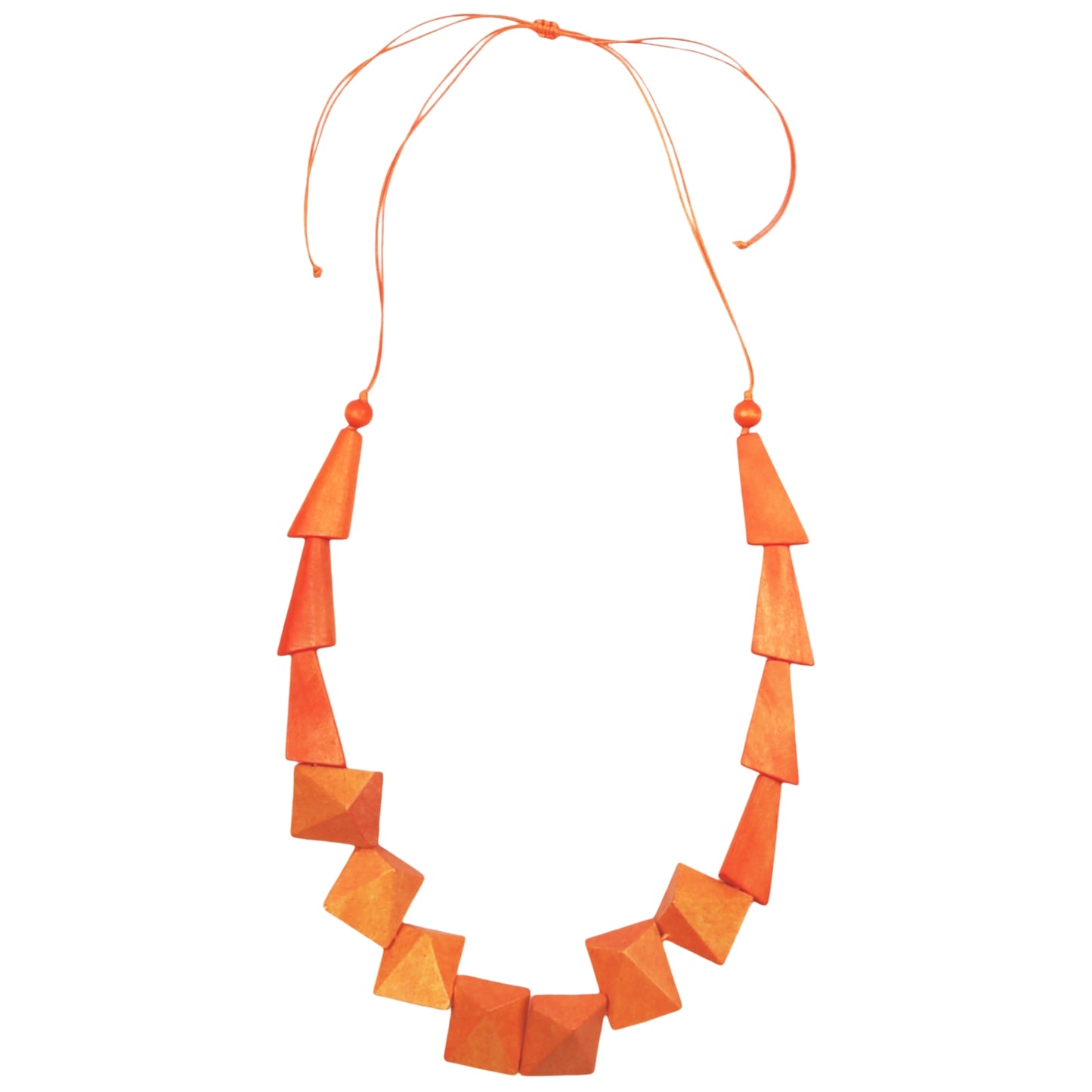 Geo Necklace Orange