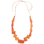 Geo Necklace Orange