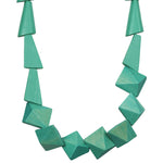 Geo Necklace Turquoise