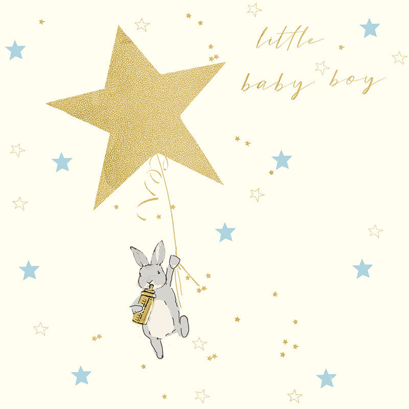 New Baby Card - Little Baby Boy