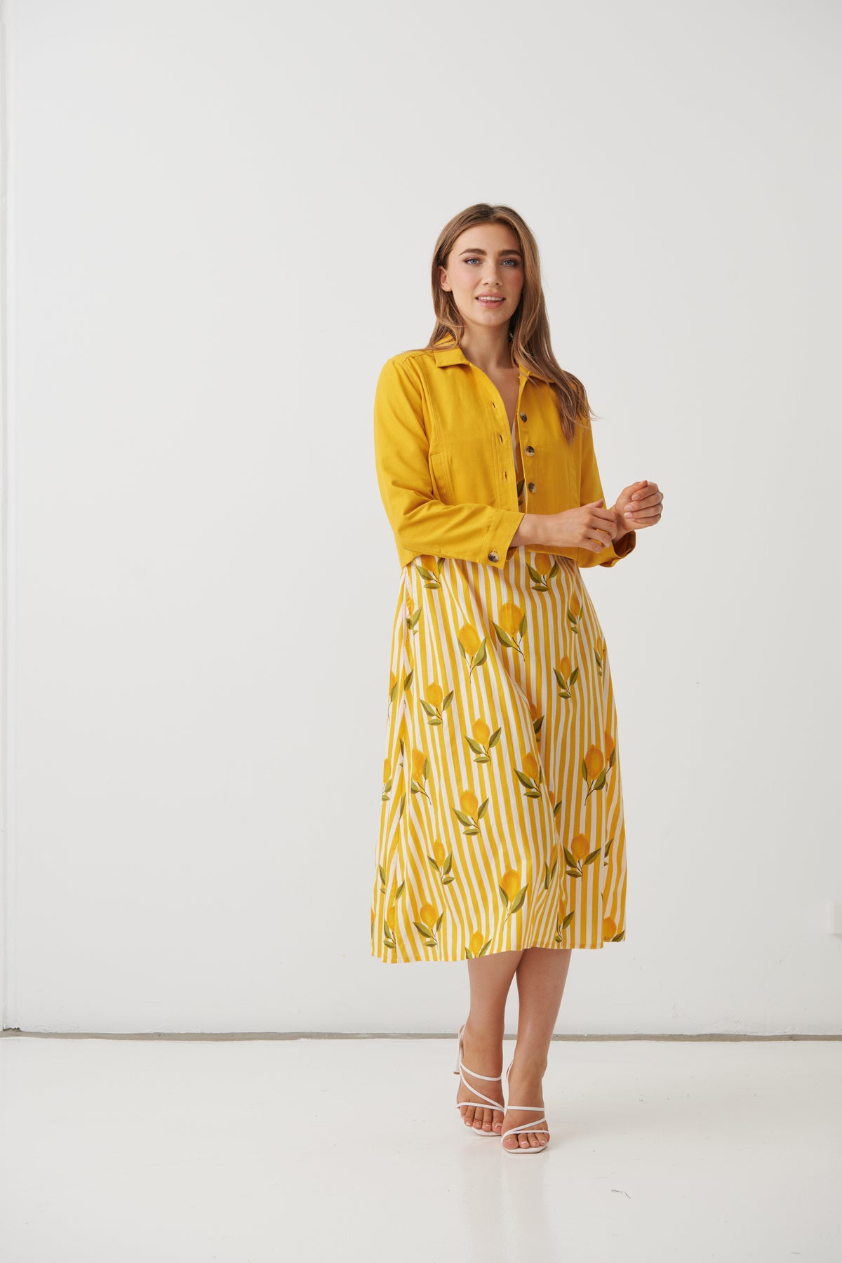 Holmes & Fallon Yellow Canvas Jacket