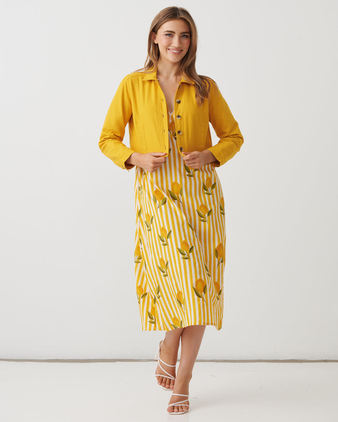 Holmes & Fallon Yellow Canvas Jacket
