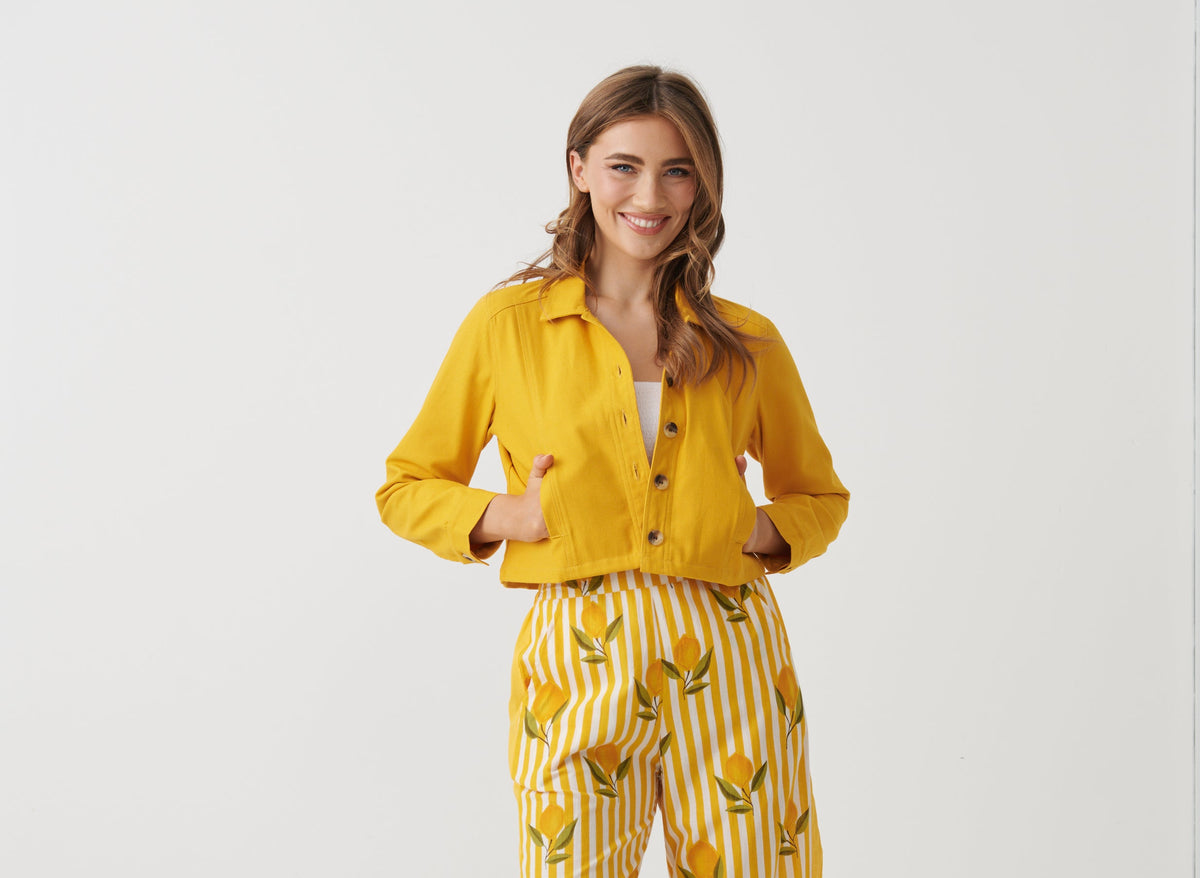 Holmes & Fallon Yellow Canvas Jacket