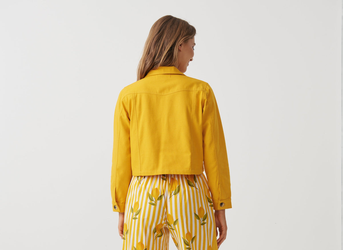 Holmes & Fallon Yellow Canvas Jacket