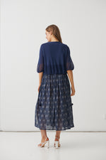 Holmes and Fallon Crochet Jacket - Navy