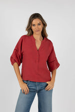 Ambrosia Linen Blouse