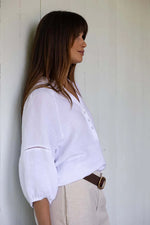 Ambrosia Linen Blouse