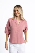 NIXIE BLOUSE- Rose