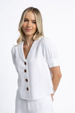 Peta Linen Shirt - White