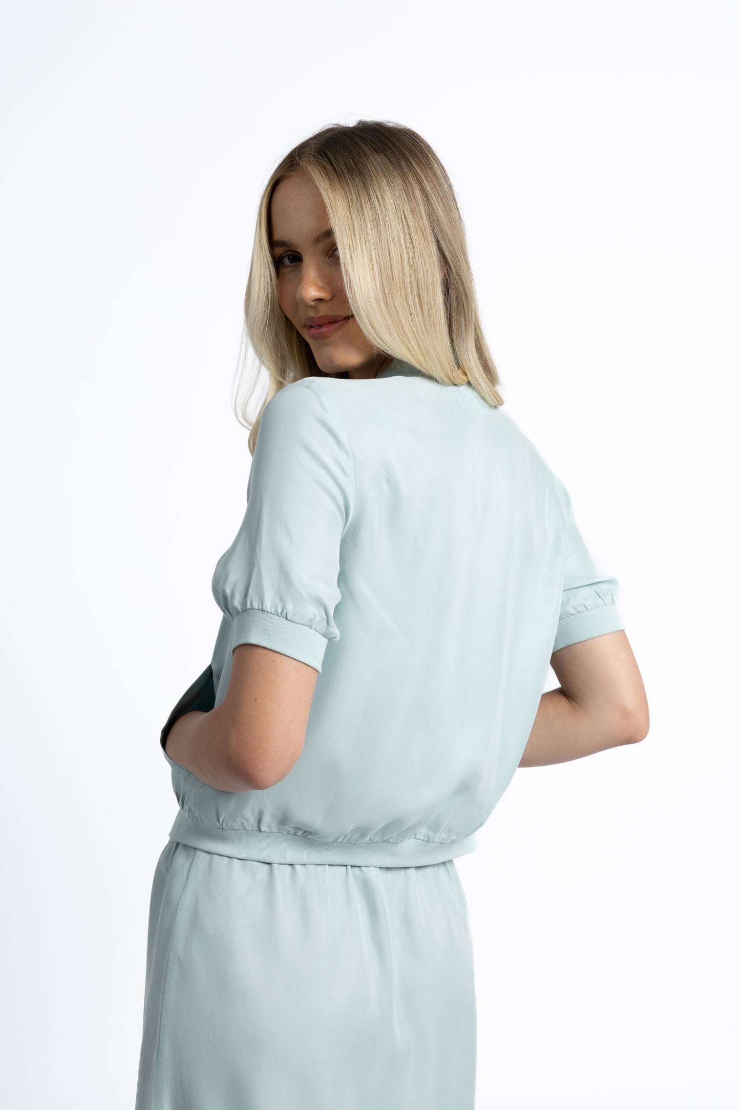HARPER JACKET -Seafoam