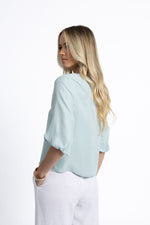 IVY BLOUSE - SEAFOAM
