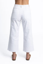 Margot Drill Pant-White