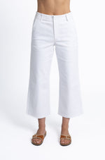 Margot Drill Pant-White