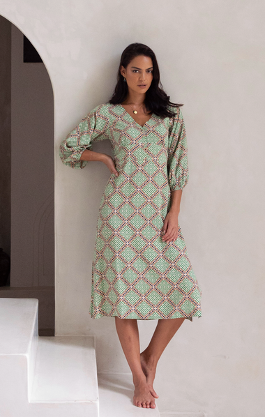 MARRAKESH MIDI DRESS From Humidity Lifestyle