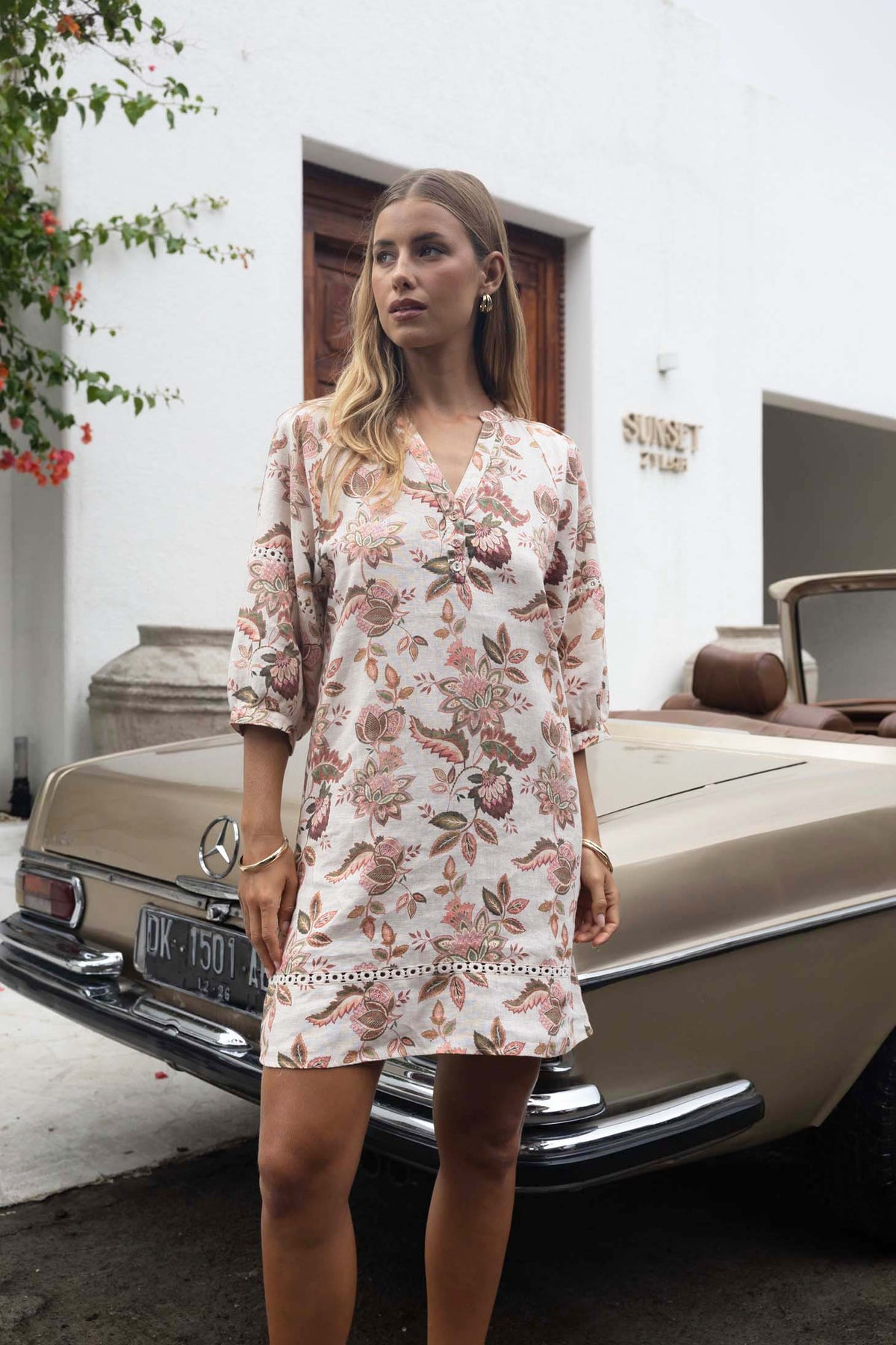 Bohemian Rose shift dress from Humidity Lifestyle