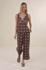 Vintage Tales Top from Humidity Lifestyle - Chocolate/Cream