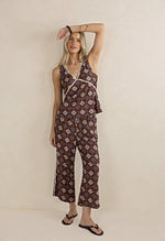 Vintage Tales Top from Humidity Lifestyle - Chocolate/Cream