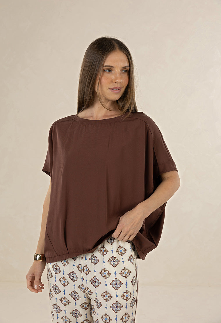 LUSH TOP from Humidity Lifestyle in Cacao