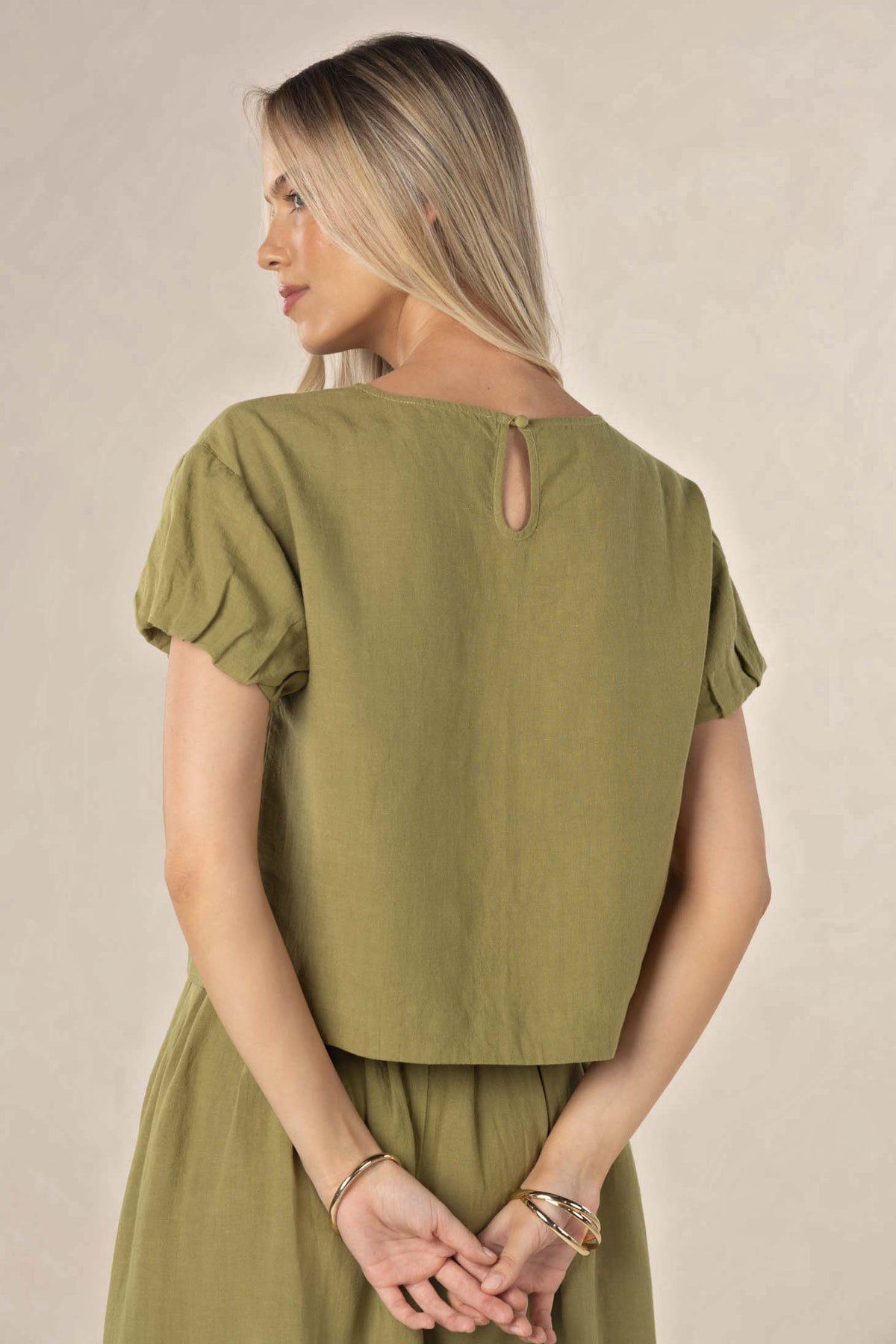 Marise Top from Humidity Lifestyle - Olive