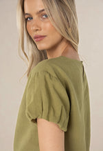 Marise Top from Humidity Lifestyle - Olive