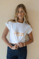 Glitter Tee from Humidity Lifestyle - Rose Gold