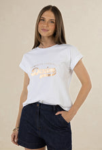 Glitter Tee from Humidity Lifestyle - Rose Gold