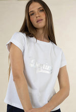 Glitter Tee from Humidity Lifestyle - Silver