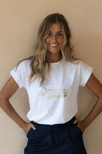 Glitter Tee from Humidity Lifestyle - Silver