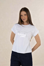 Glitter Tee from Humidity Lifestyle - Silver