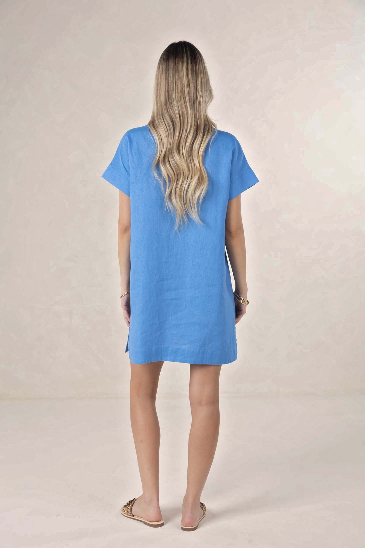 Yana Dress - Cornflower Blue