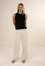 Delta Linen Pant from Humidity Lifestyle - Cream