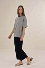 Bestie Stripe Tee - Midnight stripe