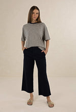 Bestie Stripe Tee - Midnight stripe