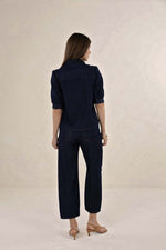 Ivy Denim shirt from Humidity Lifestyle - Dark Denim