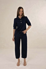Ivy Denim shirt from Humidity Lifestyle - Dark Denim