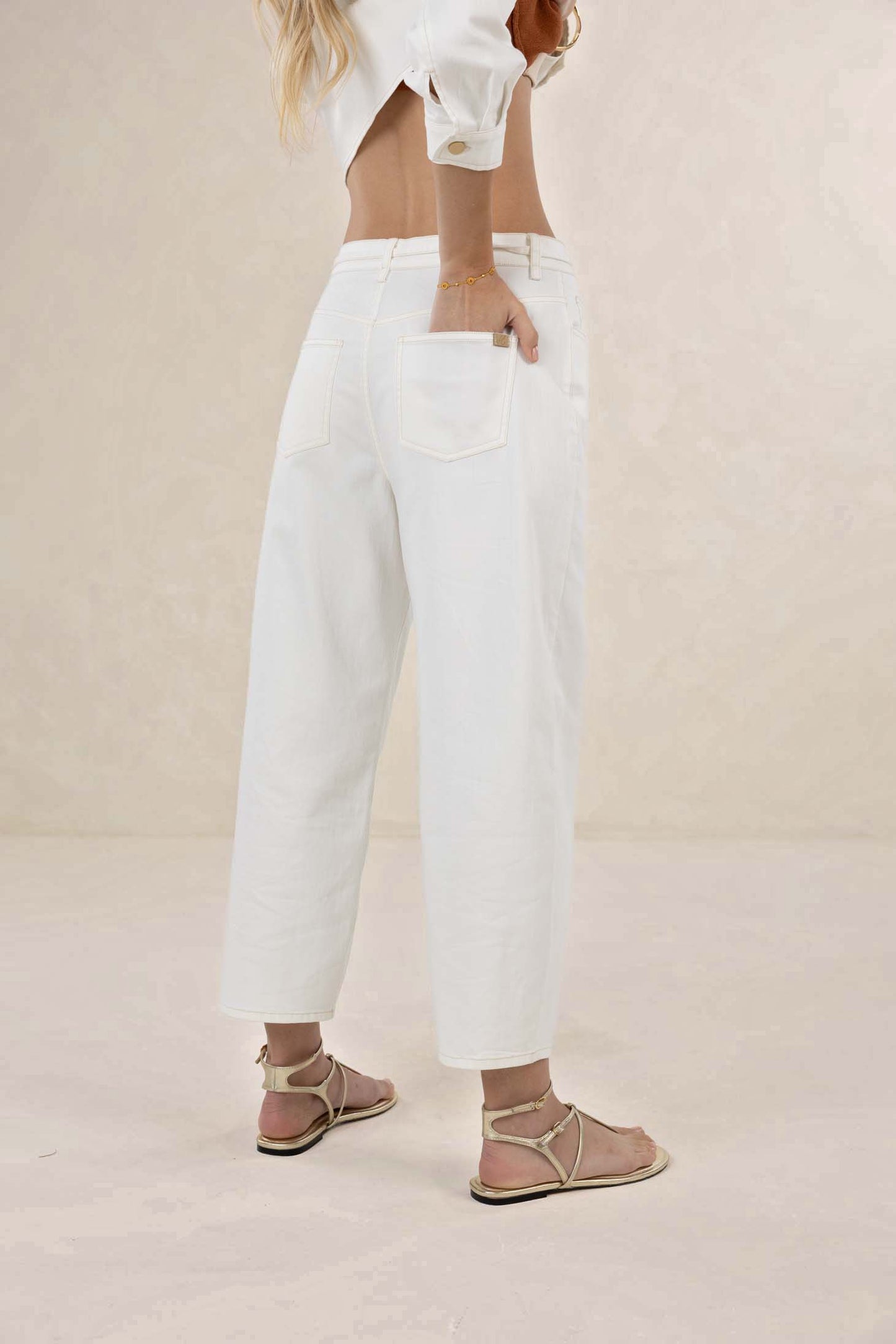 Ivy Barrel Jean from Humidity Lifestyle - Ivory