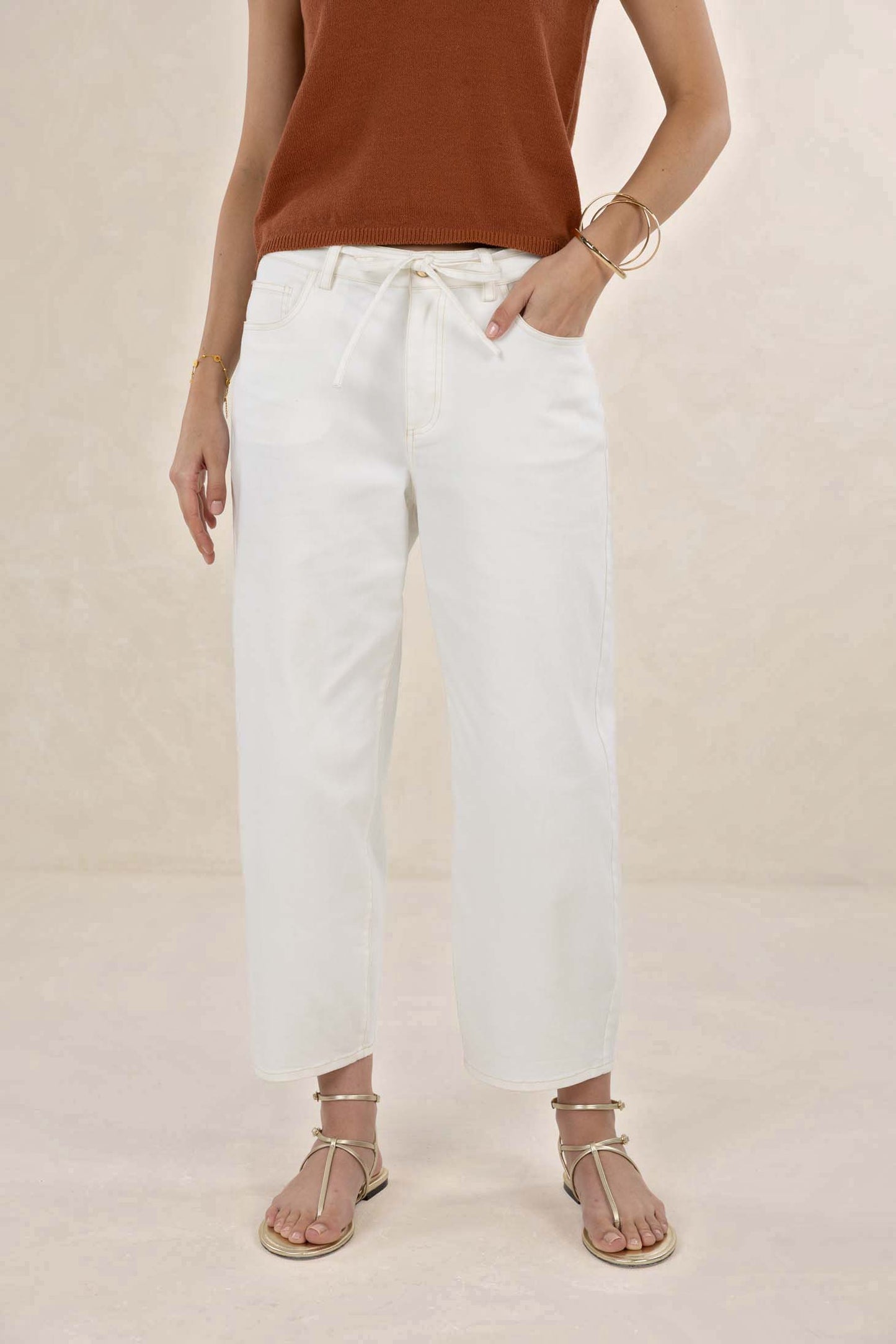 Ivy Barrel Jean from Humidity Lifestyle - Ivory