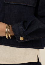 Ivy Denim Jacket from Humidity Lifestyle - Dark Denim