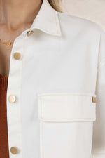 Ivy Denim Jacket from Humidity Lifestyle - Ivory