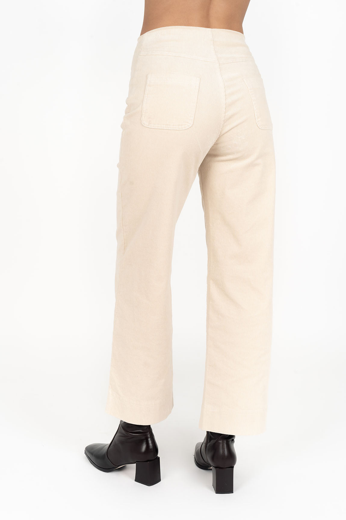 FLEETWOOD CORD JEANS - VANILLA COLOUR