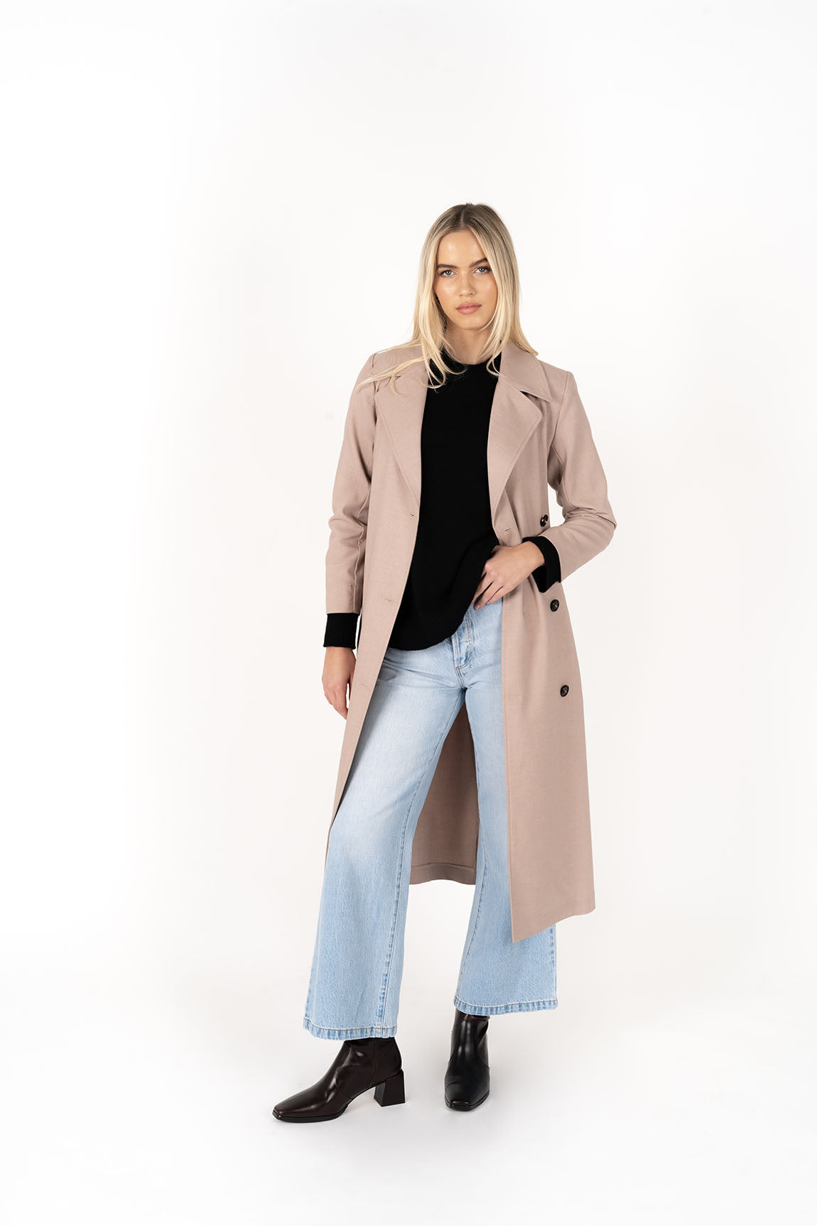 COSMO TRENCH - BARK COLOUR