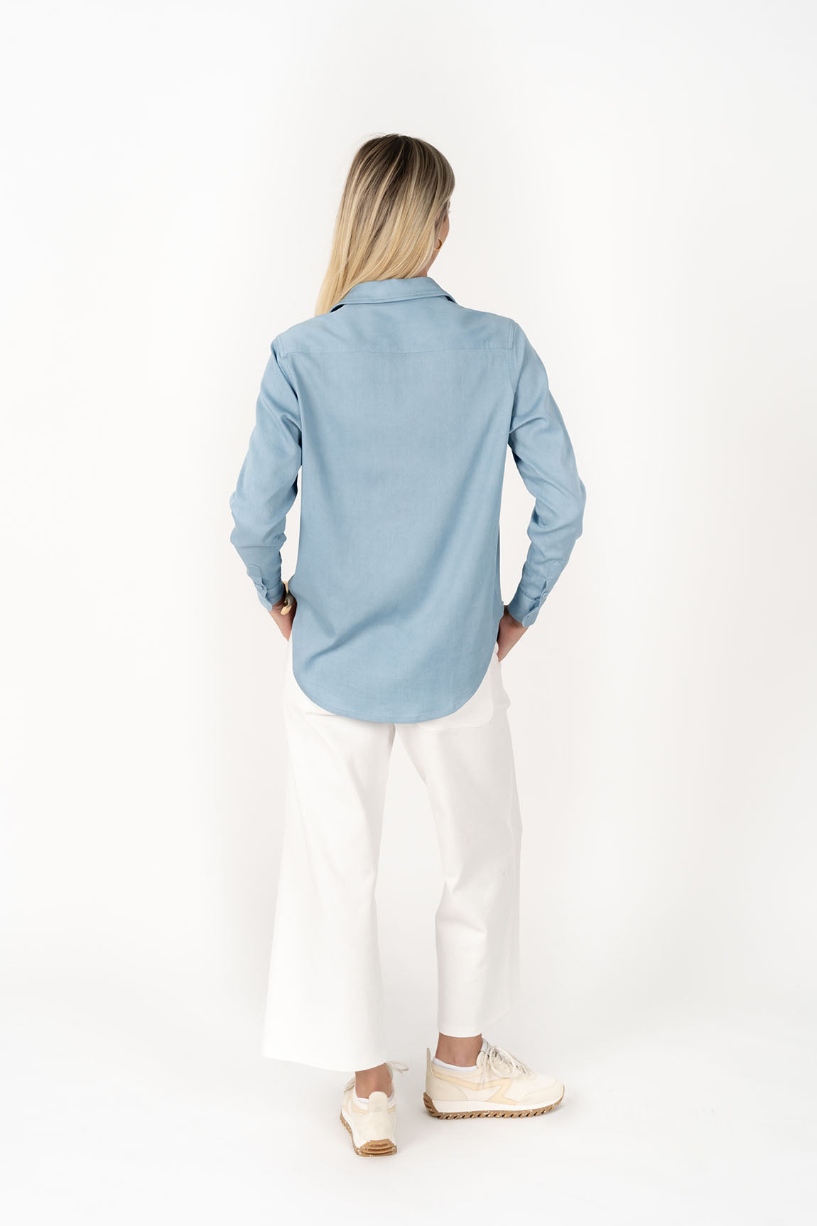 The Chambray Shirt - Light Blue