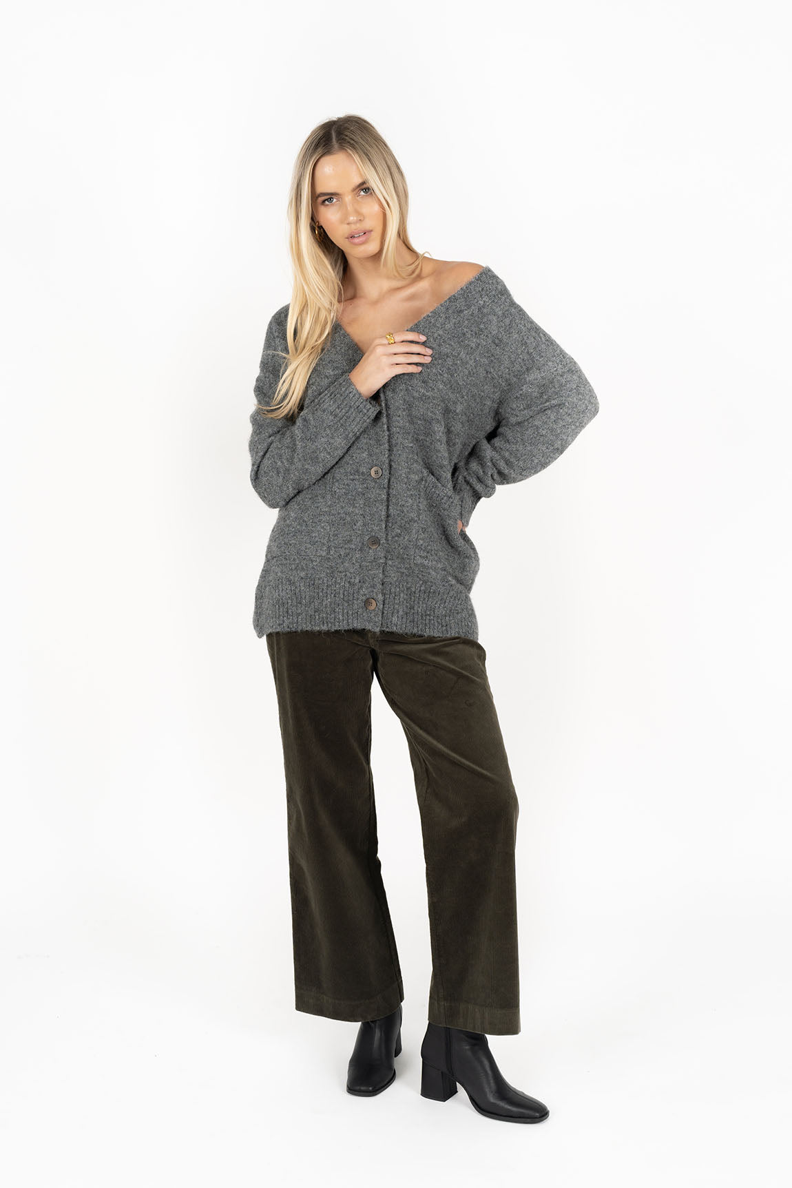 SUKI CORD PANT - MIDNIGHT
