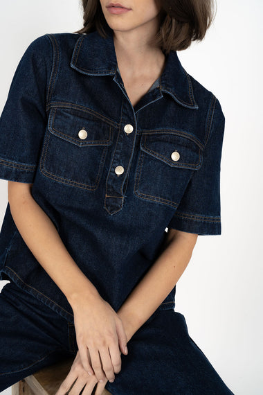 AMICI TOP - Dark Blue