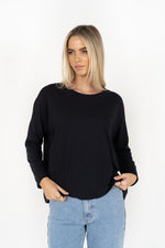 Long sleeve Dippy Tee - Slate