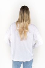 Long sleeve Dippy Tee - White